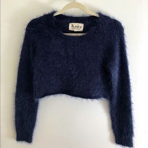 Sweater crop top